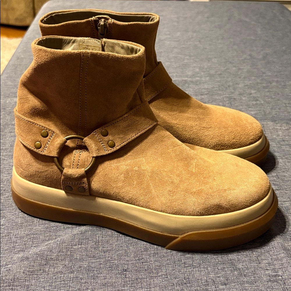 Free People NWOT Camel Suede Leather Ankle‎ Boot 39